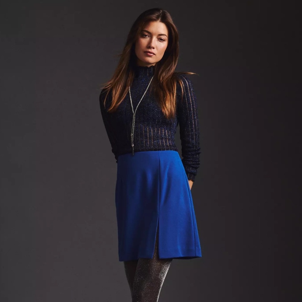 NWT Anthropologie Hutch Front Slit Micro Mini Skirt Size XL